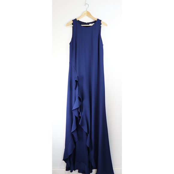 NWT ZAC Zac Posen Janice Ruffle Evening Gown 10 - Picture 4 of 8